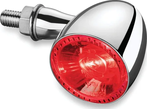 Vista 4 de Kuryakyn 2860 Accesorio de iluminación para motocicleta: Kellermann Bullet 1000 RB, luz LED trasera de marcha/intermitente/parpadeo, rojo/rojo