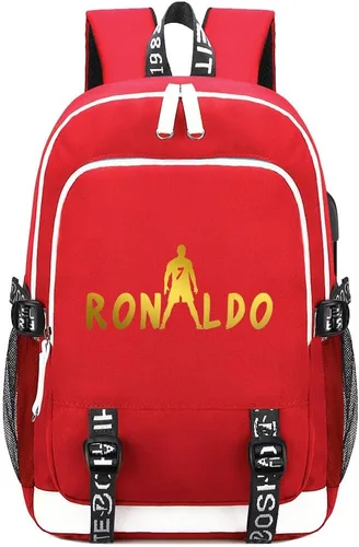 Vista 15 de Soccer Player 7 Mochila deportiva multifunción para viajes, portátil, para fanáticos del fútbol, para hombres y mujeres, negro - 2, Tamaño único