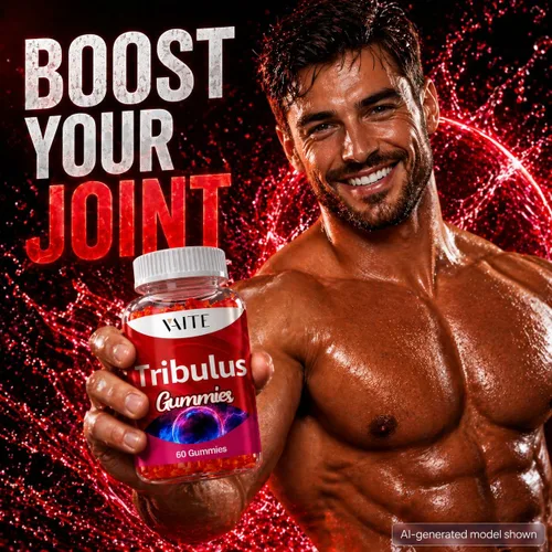 Vista 6 de VAITE Tribulus Terrestris - Gomitas de 1000 mg - 60 gomitas masticables - Veganas, sin azúcar, sin gluten, sin OMG - Fórmula diaria a base