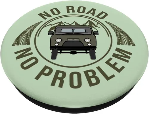 Vista 2 de Buchanka UAZ 452 Off-Road 4x4 Minivan Camping PopSockets intercambiables PopGrip