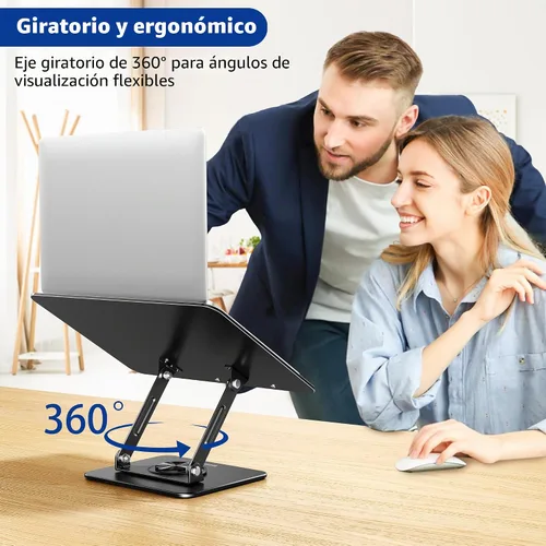 Vista 3 de BESIGN BS02 - Soporte de libro para lectura, soporte ajustable para libros, soporte ergonómico para laptop con clips elásticos para páginas