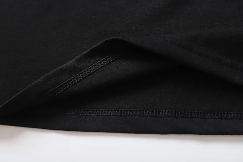 Vista 6 de Hupohoi Bata de dormir de manga corta para niñas grandes con lindos gatos, diseño de día perezoso, pijama Gato negro