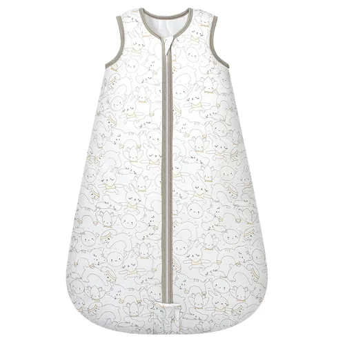 Vista 12 de Mosebears Saco de Dormir para Bebé, Manta Vestible de Invierno con Cremallera de 2 Vías, 2.5 TOG Saco de Dormir de Algodón Unisex