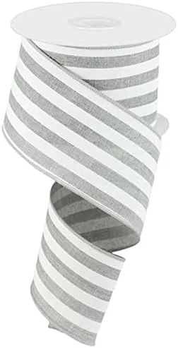 Vista 14 de Cinta de borde con alambre de rayas verticales, 10 yardas (negro, blanco, 1.5 pulgadas)