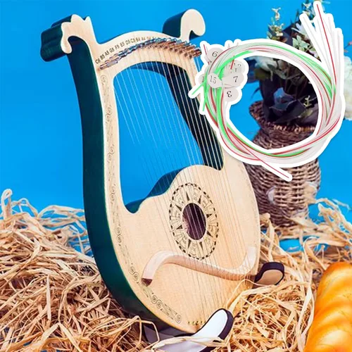 Vista 7 de Lovermusic Juego de 16 cuerdas multicolor para accesorios de piano (nailon 16 cuerdas)