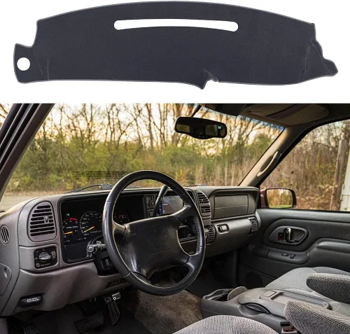 Vista 8 de Cubierta de Tablero a Medida para Chevy Chevrolet Silverado/GMC Sierra C1500 C2500 C3500 K1500 K2500 K3500 de 1997-2000, GMC Yukon/Chevy Tahoe