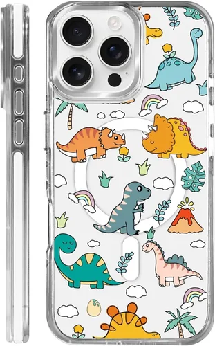 Vista 69 de Funda para iPhone 13 Pro, transparente con bonito patrón de tiburón azul, compatible con Magsafe funda protectora suave para mujeres y niñas (blanco)