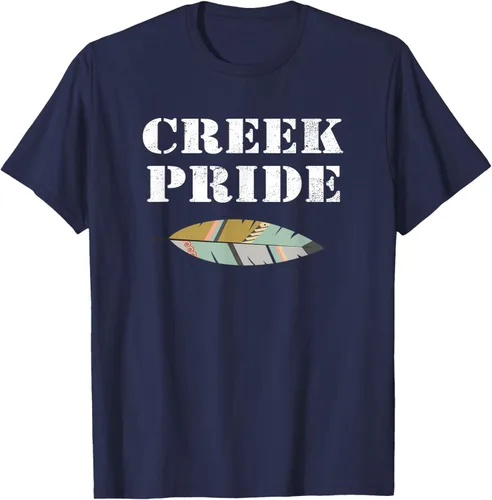 Vista 67 de Creek Native American Pride - Camiseta, Negro, S