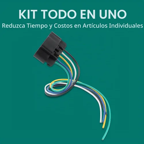 Vista 6 de AUTOKAY Conector de faro delantero para Chevrolet Impala LS LT 2006-2013 2.5L 3.6L Adaptador hembra, conector para arnés de cableado, para faros