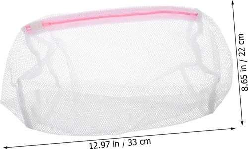 Vista 2 de 5 piezas de poliéster bolsa de ropa de malla bolsas de lavandería bolsas de lencería para lavar delicadas lavadora bolsa de lavandería bolsas
