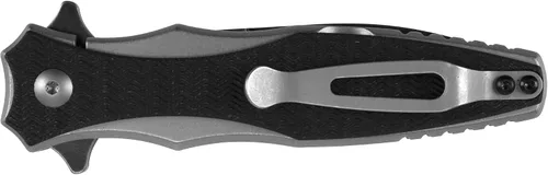 Vista 4 de Kershaw Decimus A/O Frame Lock Cuchillo Negro GFN (3.25" Blackwash) 1559