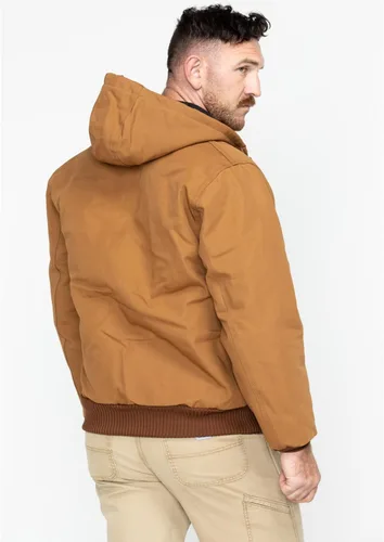 Vista 2 de Carhartt Men's Loose Fit Firm Duck Insulated Flannel-Lined Active Jacket