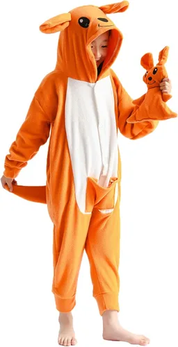 Vista 4 de UNICORN GIFT Pijama unisex para niños, disfraz de cosplay de una pieza para Halloween