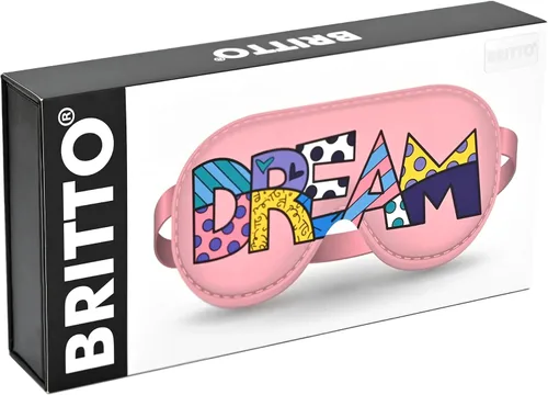 Vista 2 de BRITTO Romero Sleep Eye Mask - Dream Pink, Rosado