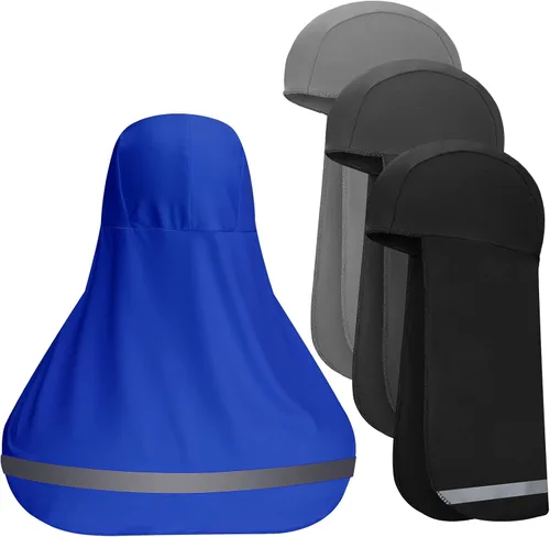 Vista 8 de Sintege 4 Piezas de Sombrero con Visera para Protección Solar para Cuello Sombrero de Enfriamiento Gorra para la Cabeza