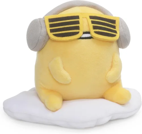 Vista 9 de GUND Sanrio Gudetama - Animal de peluche Lazy Egg, juguete de peluche Shakipiyo Chick para niños de 1 año en adelante, 5