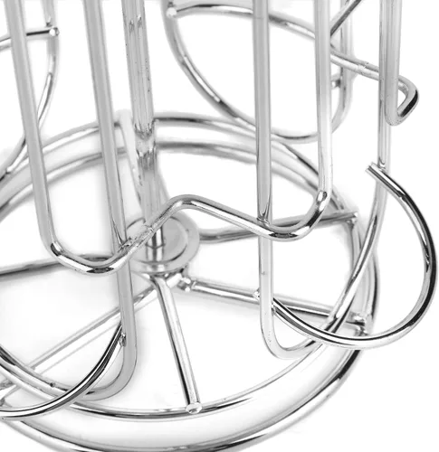 Vista 7 de Soporte para cápsulas de café, soporte giratorio giratorio para cápsulas de café, organizador de cápsulas de café para Dolce Gusto Smooth Silver