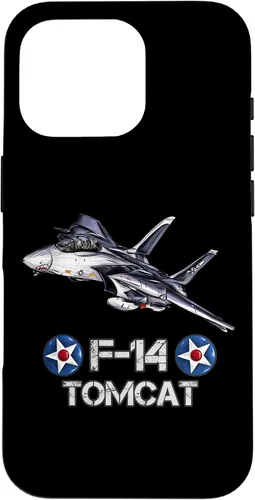 Vista 20 de Vintage F-14 Tomcat Fighter Jet Aviación Militar Estuche de Regalo para iPhone 17
