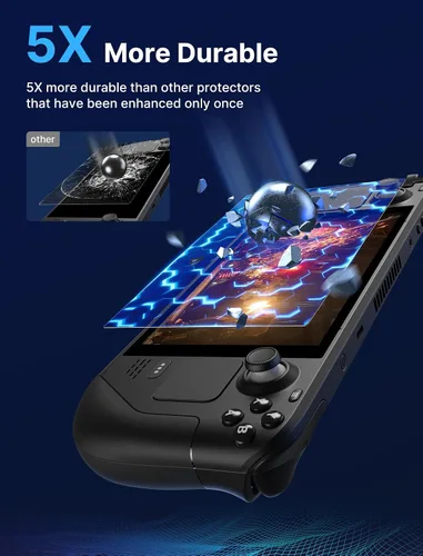 Vista 8 de JSAUX PC0104 ModCase para Steam Deck + 2 protectores de pantalla de Steam Deck