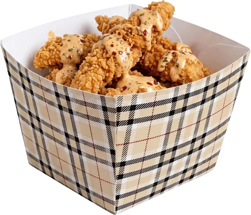 Vista 16 de Restaurantware Caja cuadrada de papel negro, 4.3 x 3.2 pulgadas, paquete de 200