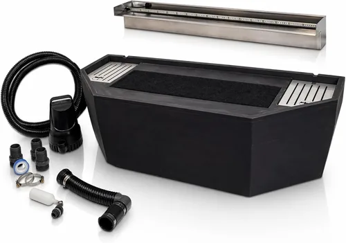 Vista 15 de Kit de derrame acrílico iluminado de 12 pulgadas que cambia de color con lavabo de 12 galones derrame LED que cambia de color, lavabo de 12