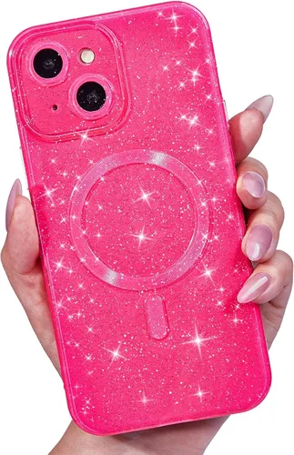 Vista 83 de LoeoeL Funda para iPhone 12 con Purpurina Compatible con Magsafe, Femenina Linda Brillante Magnética Mag Safe Bonita Funda para Teléfono