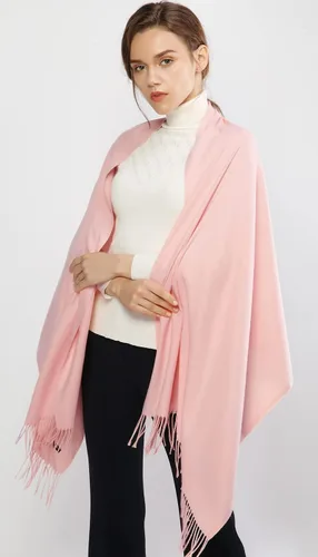 Vista 4 de RIIQIICHY - Bufanda y chal tipo pashmina para mujer, accesorio para vestido de noche, dama de honor, boda, novia, bufandas largas, grandes y cálidas