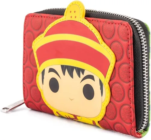 Vista 2 de Loungefly POP Dragon Ball Z Saiyan Gohan Piccolo Cartera de piel sintética
