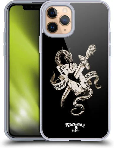 Vista 66 de Head Case Designs Funda de gel con licencia oficial de Alchemy Gothic 13 Dagger Illustration [protección de grado militar] compatible con Apple