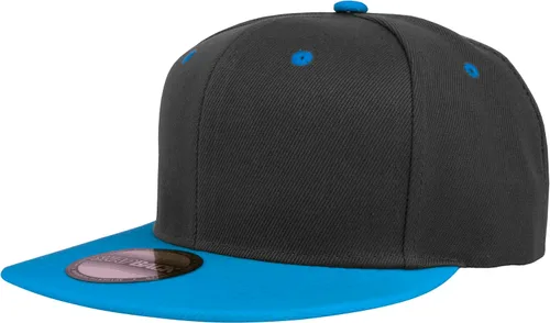 Vista 14 de Gorras Snapback Gelante para Hombres - Gorra de Béisbol con Visera Plana Ajustable - Liso en Blanco Ajustable Negro