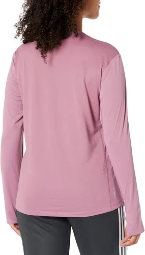 Vista 2 de adidas Camiseta de manga larga Own The Run para mujer, Wonder Orchid