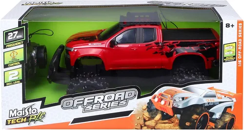 Vista 9 de Maisto Tech R/C Escala 1:16 2.4 GHz Off Road 2019 Chevrolet Silverado, Rojo