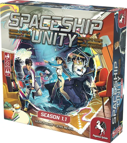 Vista 2 de Spaceship Unity - Juego de mesa de Pegasus Spiele - 2-4 jugadores - 60-120 minutos de juego - Juegos para noche de juegos - Adolescentes y adultos