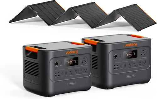 Vista 18 de Jackery HomePower 3000 Estación de Energía Portátil, Salida de 3600W (Pico 7200W), Generador Solar con Batería LFP de 3072Wh, Respaldo Esencial