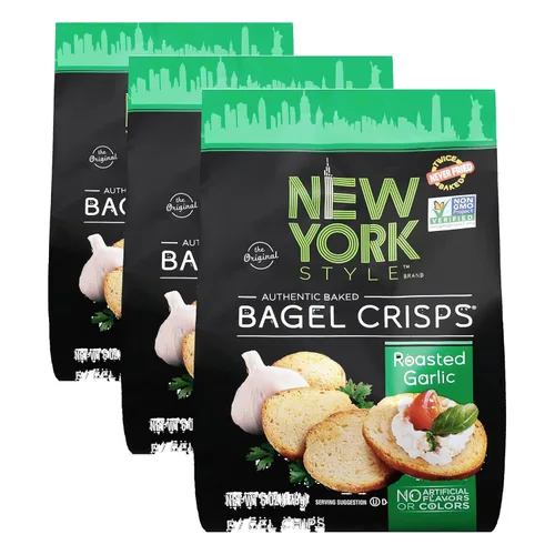 Vista 7 de New York Style Tostadas de Bagel, Ajo, 6 Onzas