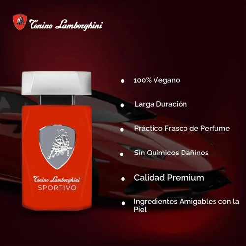 Vista 4 de Torino Lamborghini Tonino Lamborghini Sportivo Hombres EDT Spray 4.2 oz