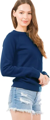 Vista 6 de Design by Olivia Sudadera básica suave y cómoda de cuello redondo para mujer, ropa de otoño
