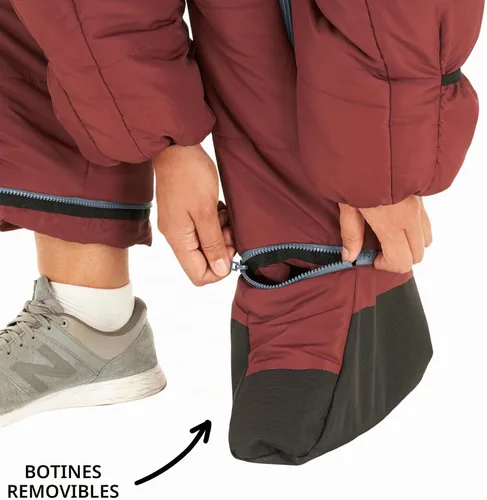 Vista 3 de Saco de dormir portátil Selk'bag Original - Saco de dormir para exteriores e interiores - Traje de saco de dormir - Rango de temperatura de 35 a 44