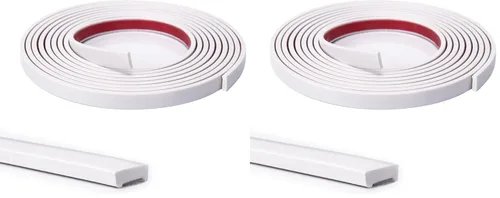 Vista 11 de Art3d Moldura de Vinilo Flexible de 30 Pies para Despegar y Pegar para Bordes de Azulejos de Pared, Protector contra Salpicaduras de Cocina, Marco