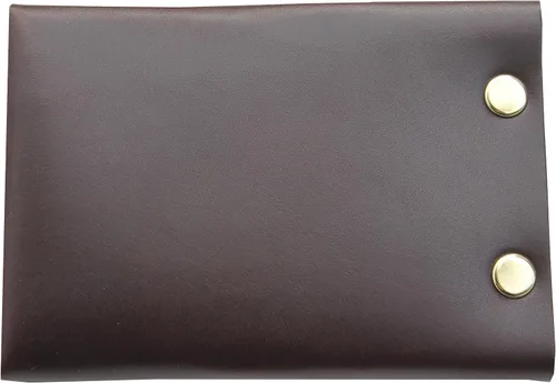 Vista 3 de American Bench Craft Cartera de cuero remachado con bolsillo frontal para hombre