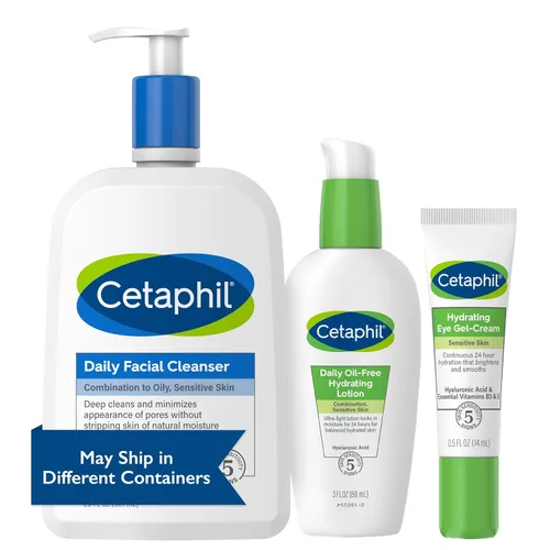Vista 14 de Cetaphil Lavado Facial, Limpiador Facial Diario para Piel Sensible, Mixta a Grasa, NUEVO Paquete de 2 de 16 oz, Espuma Suave, Sin Jabón