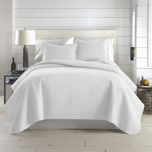 Vista 104 de Southshore Fine Living, Inc. Juego de edredón individual XL, colcha de microfibra acolchada, juego de edredón individual con funda de almohada, ropa