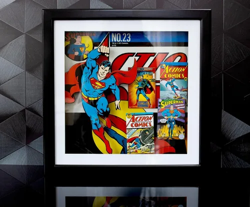 Vista 2 de Silver Buffalo SP6206SB DC Comics DC Superman Shadow Box