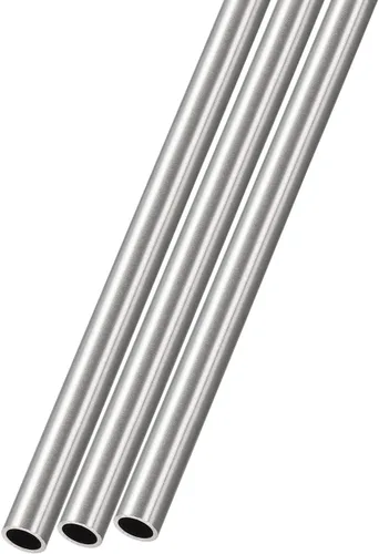 Vista 36 de METALLIXITY Tubo de acero inoxidable 304 (0.079 in de diámetro x 0.006 in de pared T x 9.843 in de largo), 3 piezas, tubo recto - para muebles