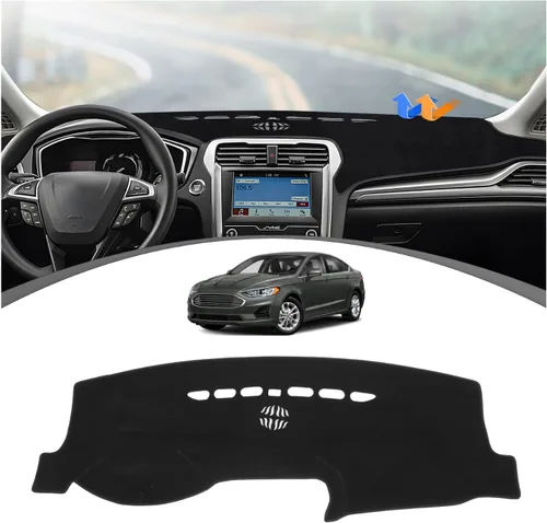 Vista 108 de FIILINES Cubierta para tablero Compatible con Mazda 3 2010-2013 Accesorios Tapete para tablero para Mazda 3 Accesorios Tapete para salpicadero