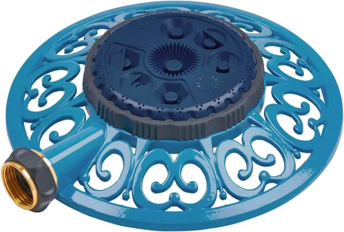 Vista 4 de Melnor 65102-AMZ Sprout Metal 8 patrones aspersor y adaptador de producto QuickConnect Amazon Bundle, azul arándano azul (Blueberry Blue)