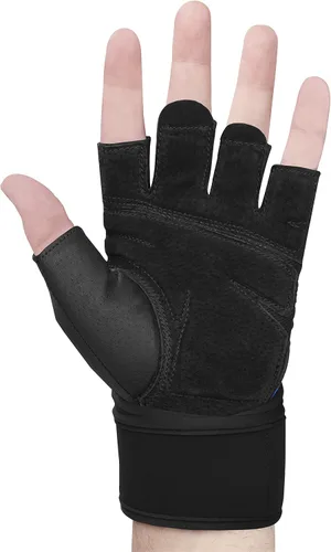 Vista 3 de Harbinger Guantes de levantamiento de pesas con agarre de entrenamiento, unisex