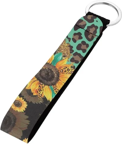 Vista 14 de INSTANTARTS Llavero automático Lanyard Hand Wrist Lanyard Correa de muñeca con anillo de metal