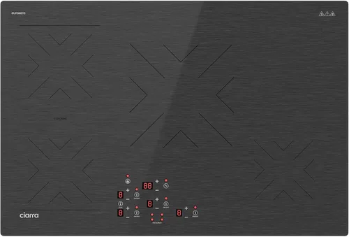 Vista 11 de CDV Placa de Inducción Empotrada de 6000W con 4 Quemadores, Placa Eléctrica de 24 Pulgadas con Control Táctil de Vidrio Cerámico, 9 Niveles