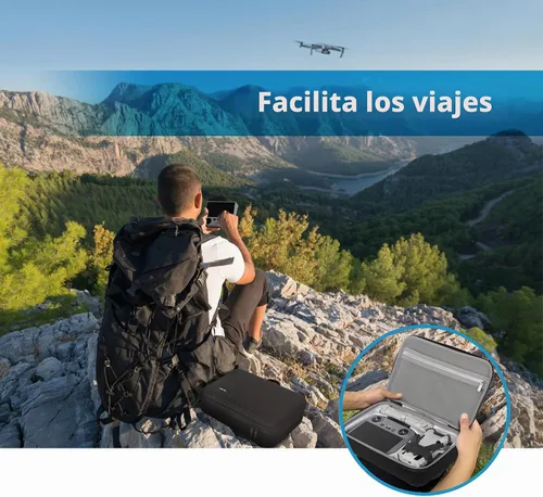 Vista 6 de JSVER Funda de transporte para DJI Mini 4 Pro EVA carcasa rígida funda protectora para DJI Mini 4 Pro/Mini 3/Mini 3 Pro Bolsa de viaje para Mini 4